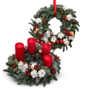 Christmas set of wreaths